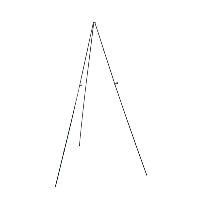 SD Studio Designs E-Z Foldaway Easel â€“ Portable Freestanding Metal Art Easel for Canvas, Signs & Displays â€“ Instant Setup, Black - Image 1